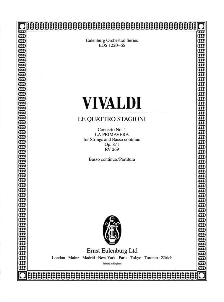 Die vier Jahreszeiten op. 8/1 RV 269 / PV 241